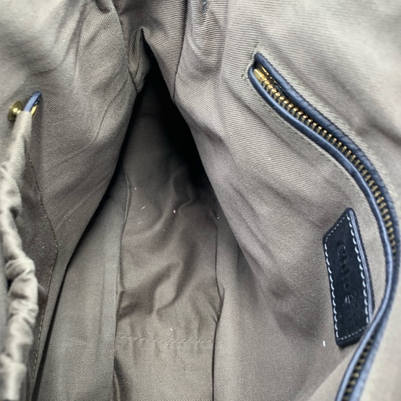 Auth Chloe Black Marcie Medium Satchel Preloved Excellent - Picture 14 of 16